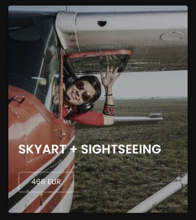 SKYART + SIGHTSEEING FLIGHT